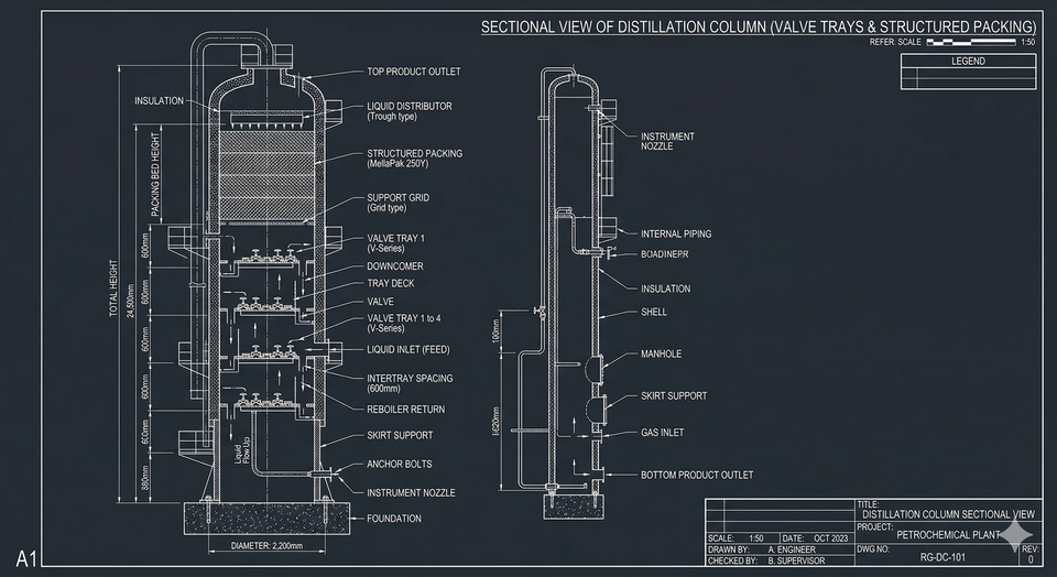 塔器内件填料选型指南