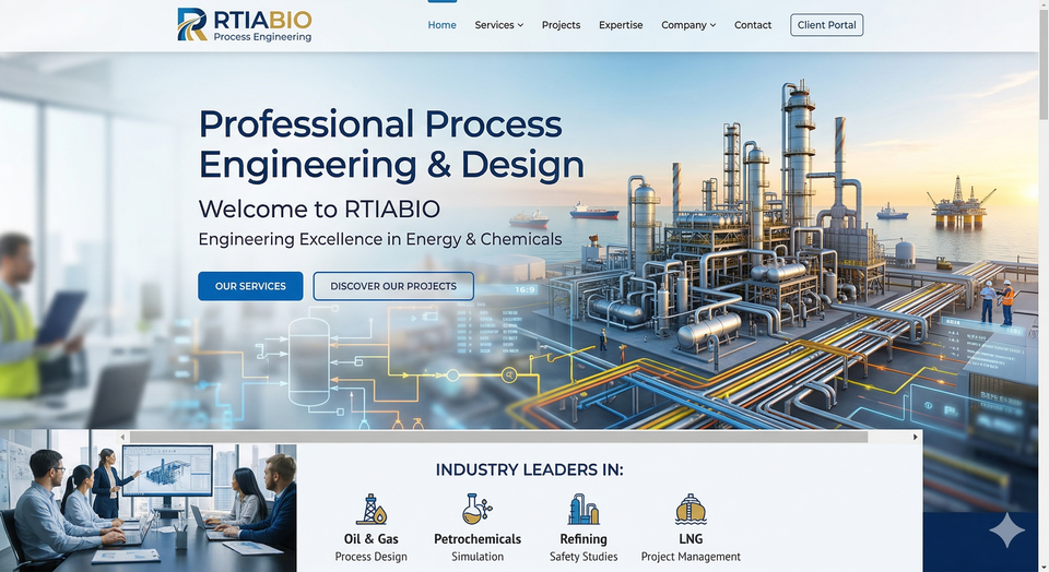 Professional Process Engineering & Design: Welcome to RTIABIO